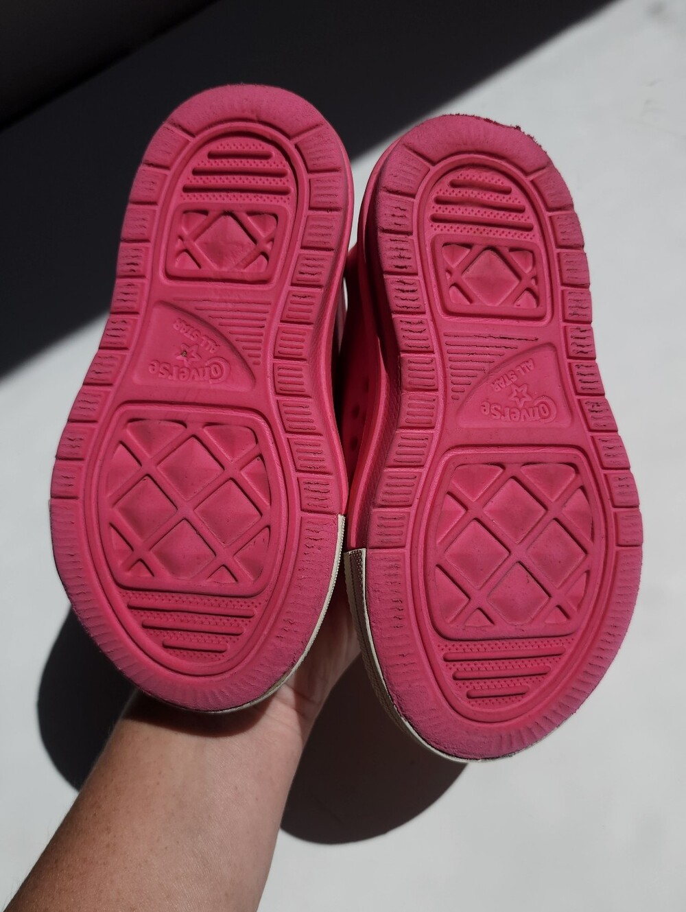 Converse All Star Pink Slip-On Toddler 9 Water Shoes Lightweight Low Top Crocs - Picture 9 of 11